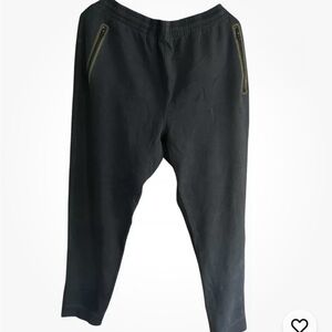 Old Navy Black Jogger Pants with Zipper Pockets XXL